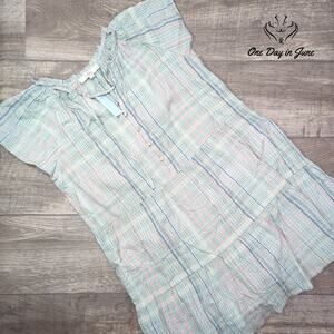 Loft Short Sleeve Mini Dress Size LP